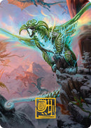 Ureni of the Unwritten Art Card (51/54) (Gold-Stamped Signature) [Tarkir: Dragonstorm Art Series] - Destination Retro