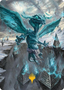 Ugin, Eye of the Storms Art Card (47/54) (Gold-Stamped Signature) [Tarkir: Dragonstorm Art Series] - Destination Retro