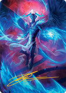 Ugin, Eye of the Storms Art Card (48/54) (Gold-Stamped Signature) [Tarkir: Dragonstorm Art Series] - Destination Retro