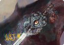 Dragonfire Blade Art Card (40/54) (Gold-Stamped Signature) [Tarkir: Dragonstorm Art Series] - Destination Retro