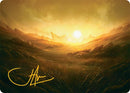 Plains Art Card (31/54) (Gold-Stamped Signature) [Tarkir: Dragonstorm Art Series] - Destination Retro