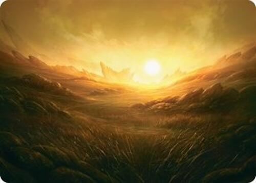 Plains Art Card (31/54) [Tarkir: Dragonstorm Art Series] - Destination Retro