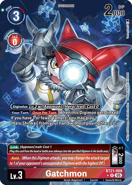 Gatchmon [BT21-009] (Alternate Art) [World Convergence] - Destination Retro