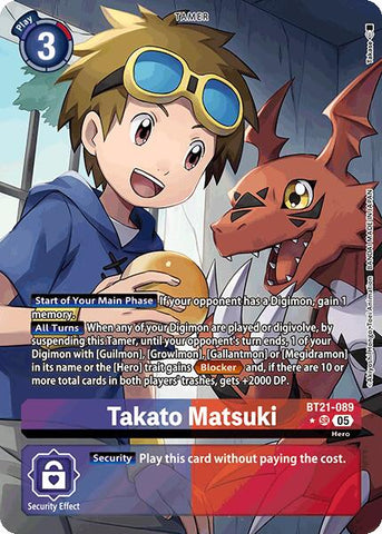 Takato Matsuki [BT21-089] (Alternate Art) [World Convergence] - Destination Retro