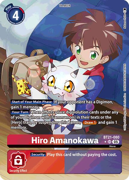 Hiro Amanokawa [BT21-080] (Alternate Art) [World Convergence] - Destination Retro