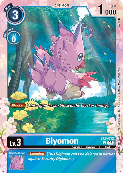 Biyomon [EX6-012] (Regulation Battle Vol. 1) [Infernal Ascension Promos] - Destination Retro