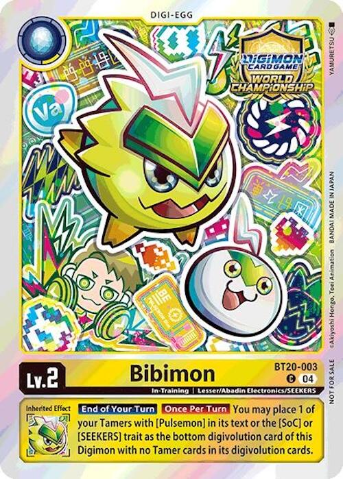 Bibimon [BT20-003] (Regionals 25-26 Champion Card Set Season 1) [Release Special Booster Ver.2.5 Promos] - Destination Retro
