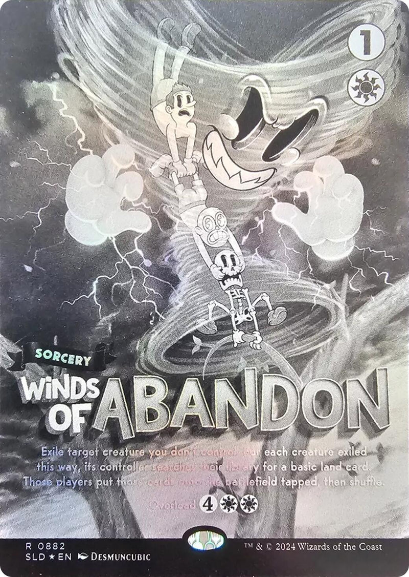 Winds of Abandon (Black & White Foil) [Secret Lair Drop Series] - Destination Retro