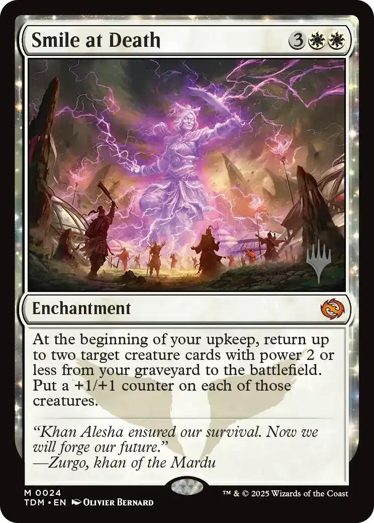 Smile at Death (Promo Pack) [Tarkir: Dragonstorm Promos] - Destination Retro
