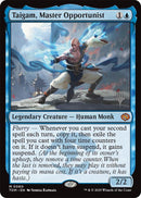 Taigam, Master Opportunist (Promo Pack) [Tarkir: Dragonstorm Promos] - Destination Retro