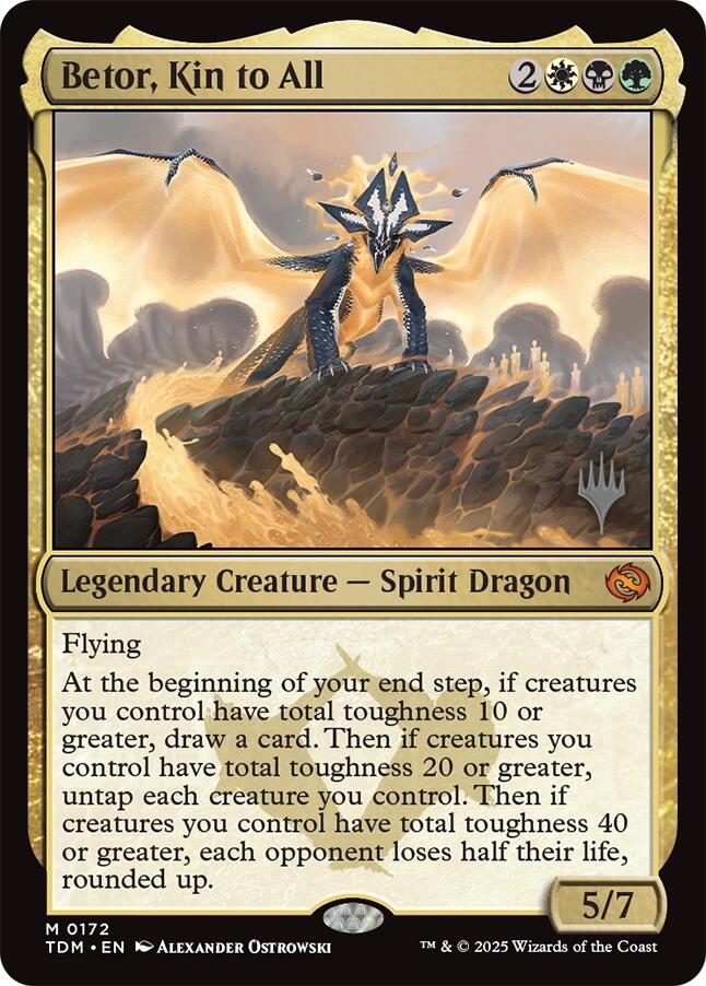 Betor, Kin to All (Promo Pack) [Tarkir: Dragonstorm Promos] - Destination Retro