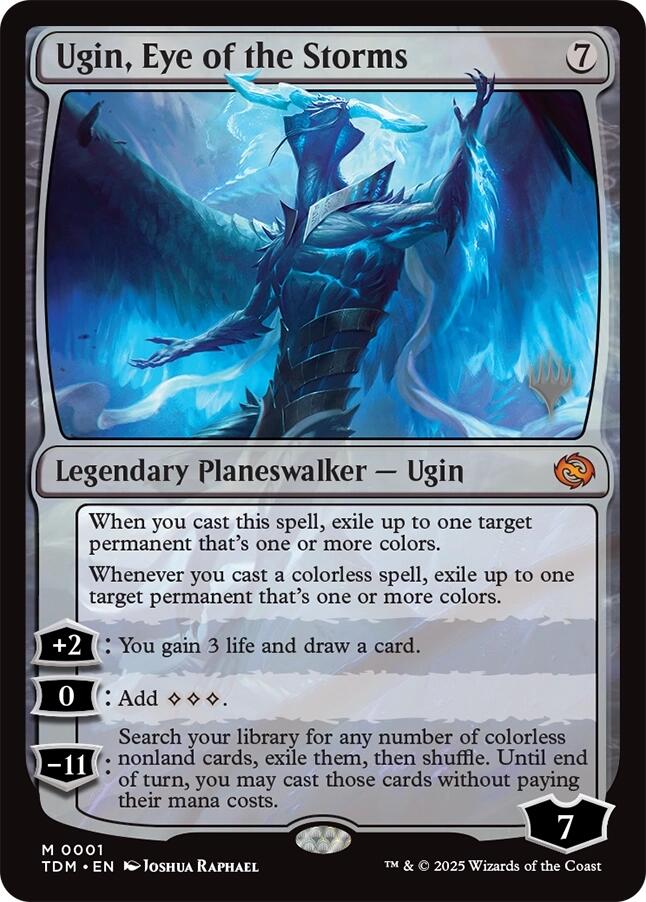 Ugin, Eye of the Storms (Promo Pack) [Tarkir: Dragonstorm Promos] - Destination Retro