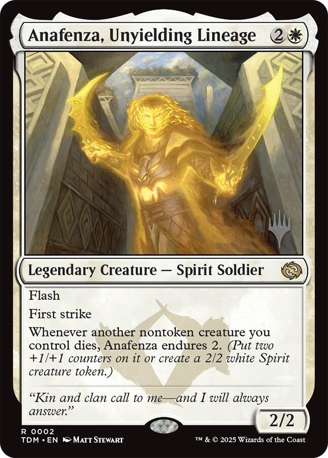 Anafenza, Unyielding Lineage (Promo Pack) [Tarkir: Dragonstorm Promos] - Destination Retro