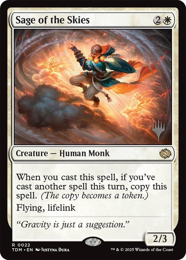 Sage of the Skies (Promo Pack) [Tarkir: Dragonstorm Promos] - Destination Retro