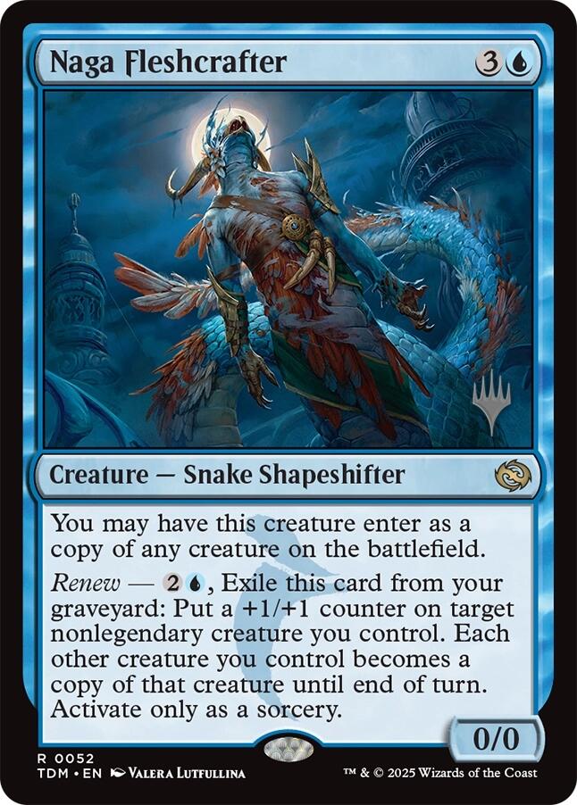 Naga Fleshcrafter (Promo Pack) [Tarkir: Dragonstorm Promos] - Destination Retro