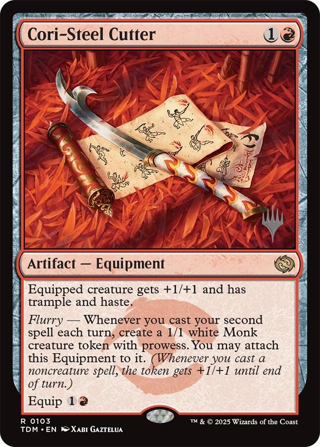 Cori-Steel Cutter [Tarkir: Dragonstorm Promos] - Destination Retro