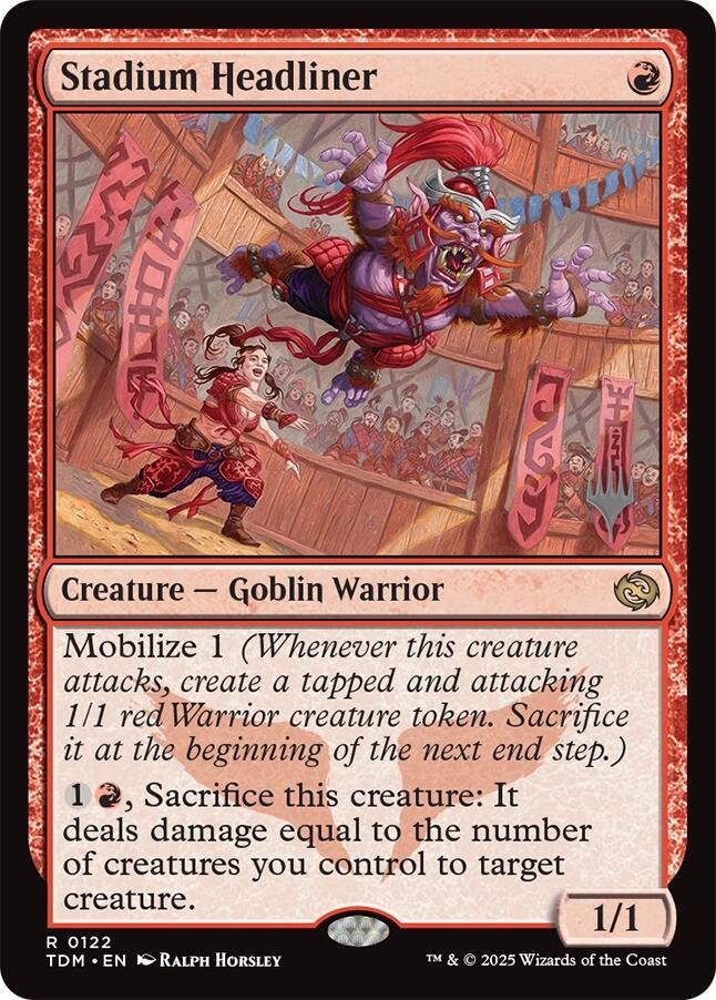 Stadium Headliner [Tarkir: Dragonstorm Promos] - Destination Retro