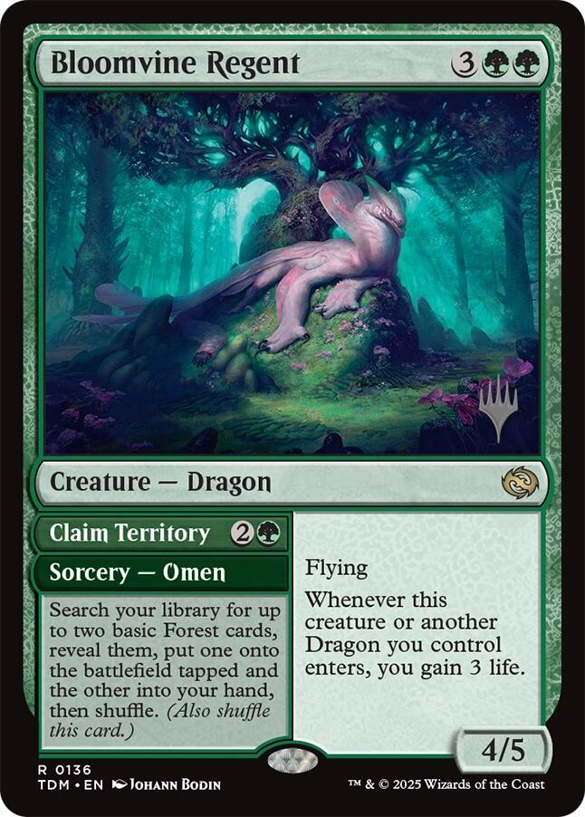Bloomvine Regent [Tarkir: Dragonstorm Promos] - Destination Retro