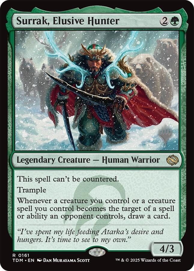 Surrak, Elusive Hunter (Promo Pack) [Tarkir: Dragonstorm Promos] - Destination Retro