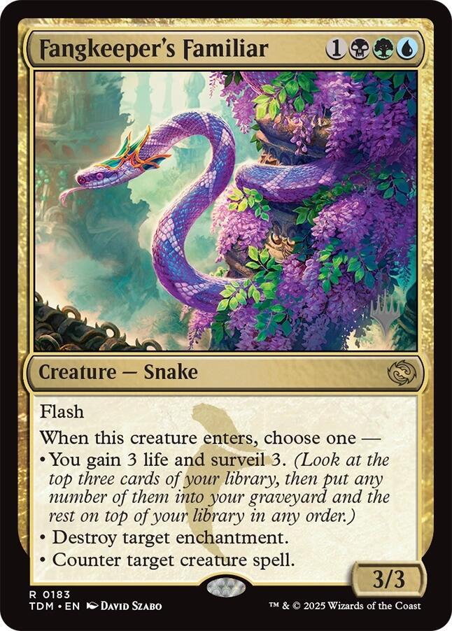 Fangkeeper's Familiar [Tarkir: Dragonstorm Promos] - Destination Retro