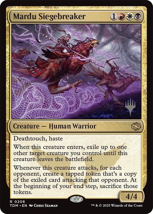 Mardu Siegebreaker [Tarkir: Dragonstorm Promos] - Destination Retro