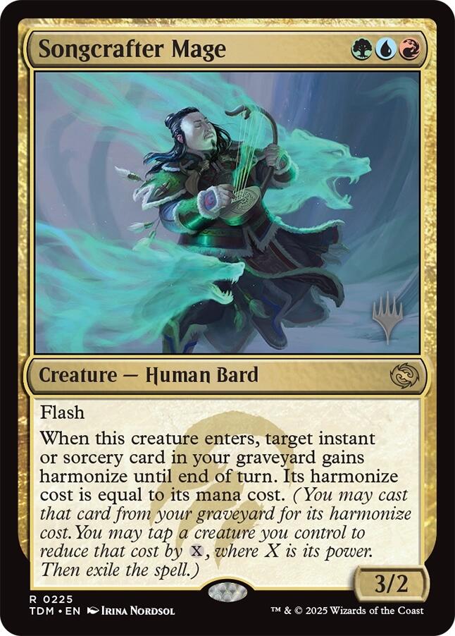 Songcrafter Mage (Promo Pack) [Tarkir: Dragonstorm Promos] - Destination Retro