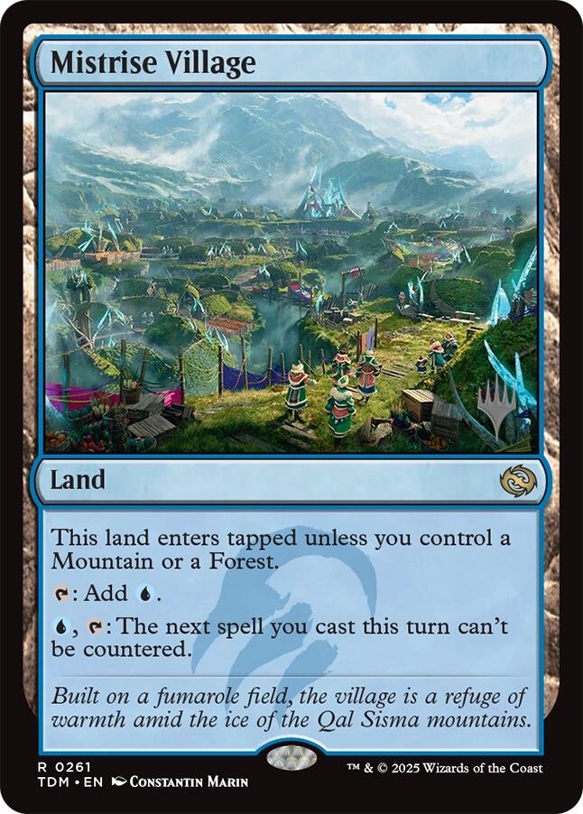 Mistrise Village [Tarkir: Dragonstorm Promos] - Destination Retro