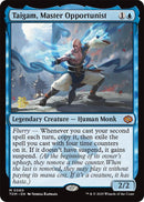 Taigam, Master Opportunist [Tarkir: Dragonstorm Prerelease Promos] - Destination Retro