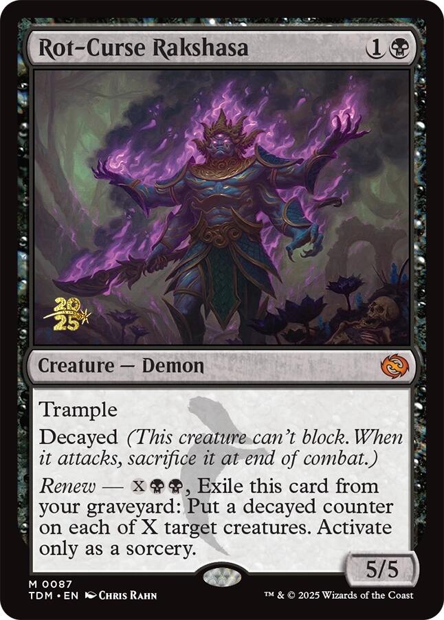 Rot-Curse Rakshasa [Tarkir: Dragonstorm Prerelease Promos] - Destination Retro