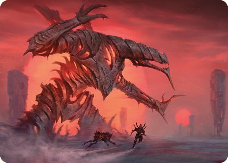 Red Sun's Zenith Art Card [Phyrexia: All Will Be One Art Series] - Destination Retro