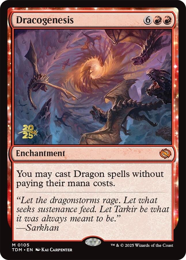 Dracogenesis [Tarkir: Dragonstorm Prerelease Promos] - Destination Retro