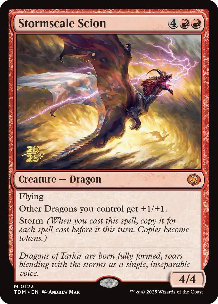 Stormscale Scion [Tarkir: Dragonstorm Prerelease Promos] - Destination Retro