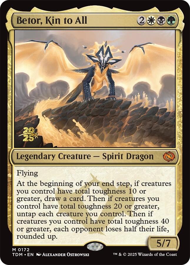 Betor, Kin to All [Tarkir: Dragonstorm Prerelease Promos] - Destination Retro
