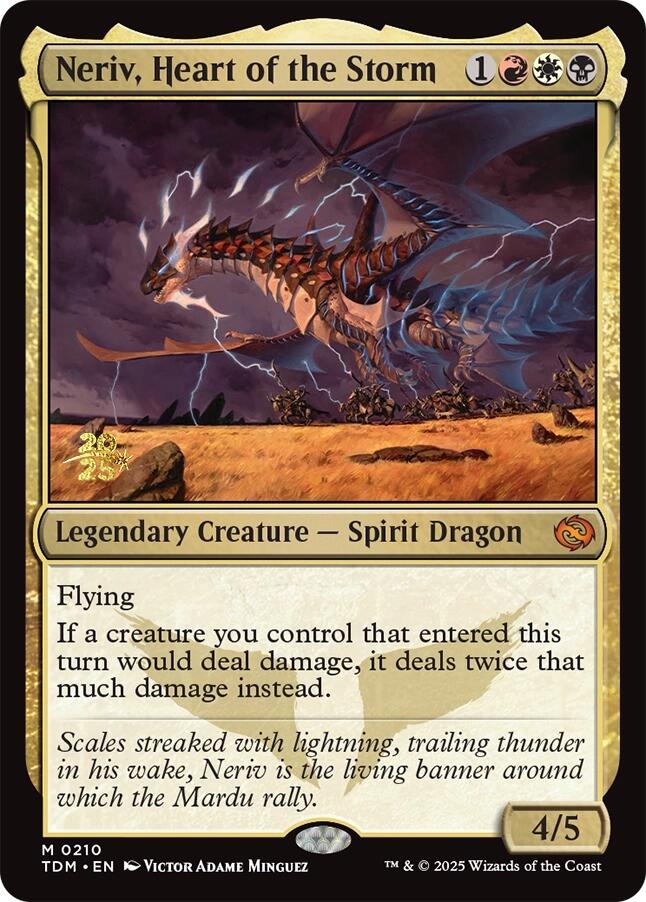 Neriv, Heart of the Storm [Tarkir: Dragonstorm Prerelease Promos] - Destination Retro