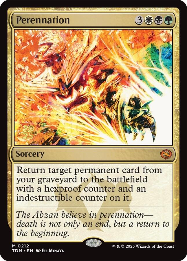 Perennation [Tarkir: Dragonstorm Prerelease Promos] - Destination Retro