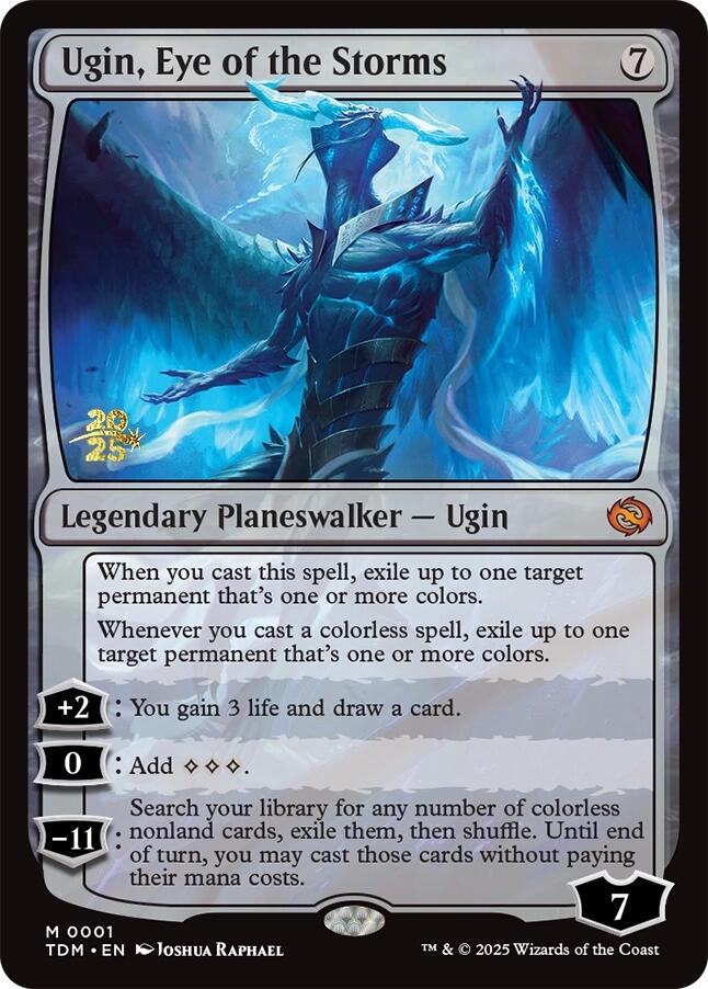 Ugin, Eye of the Storms [Tarkir: Dragonstorm Prerelease Promos] - Destination Retro