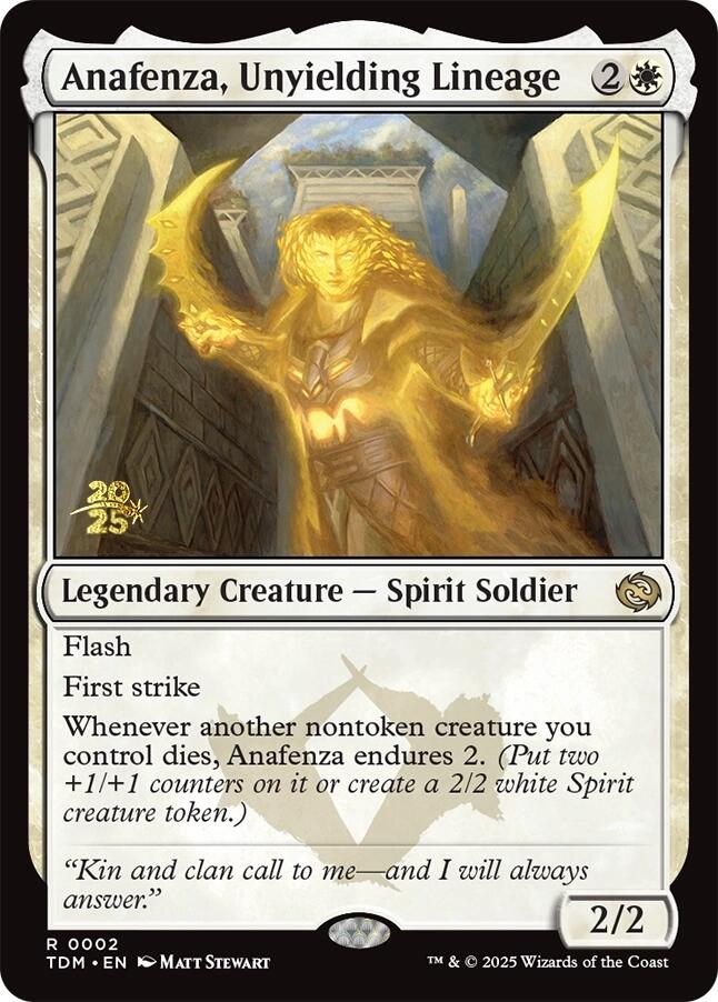 Anafenza, Unyielding Lineage [Tarkir: Dragonstorm Prerelease Promos] - Destination Retro