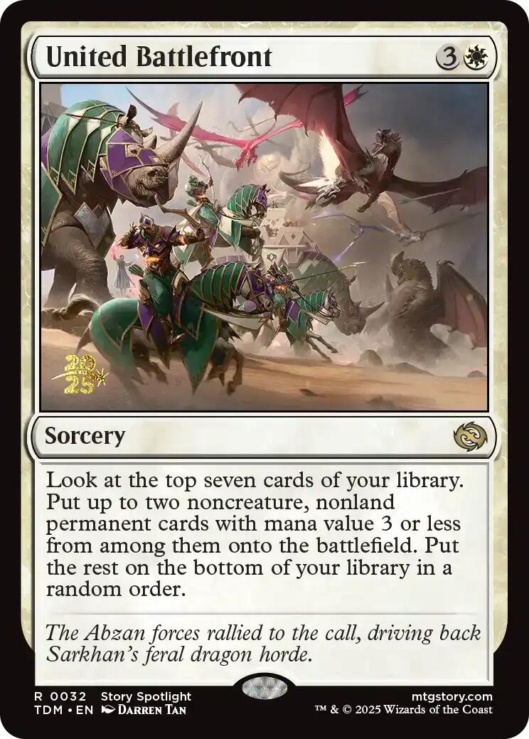 United Battlefront [Tarkir: Dragonstorm Prerelease Promos] - Destination Retro