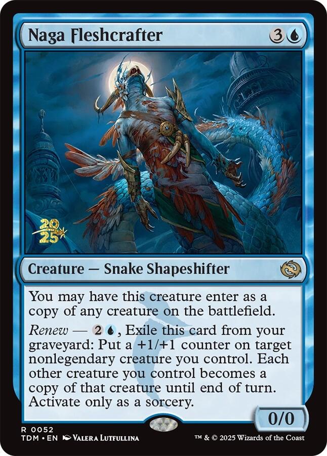 Naga Fleshcrafter [Tarkir: Dragonstorm Prerelease Promos] - Destination Retro
