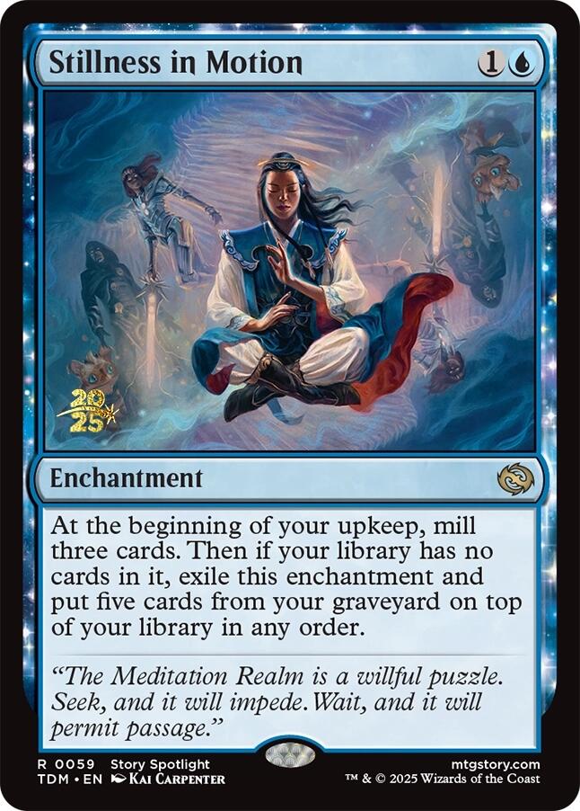 Stillness in Motion [Tarkir: Dragonstorm Prerelease Promos] - Destination Retro
