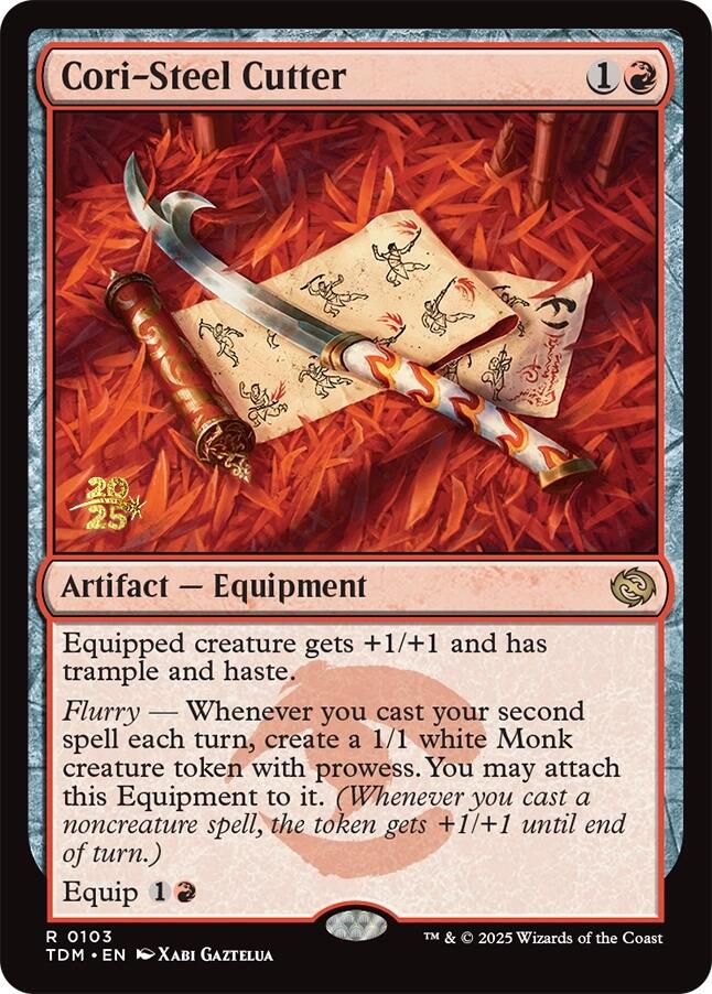 Cori-Steel Cutter [Tarkir: Dragonstorm Prerelease Promos] - Destination Retro