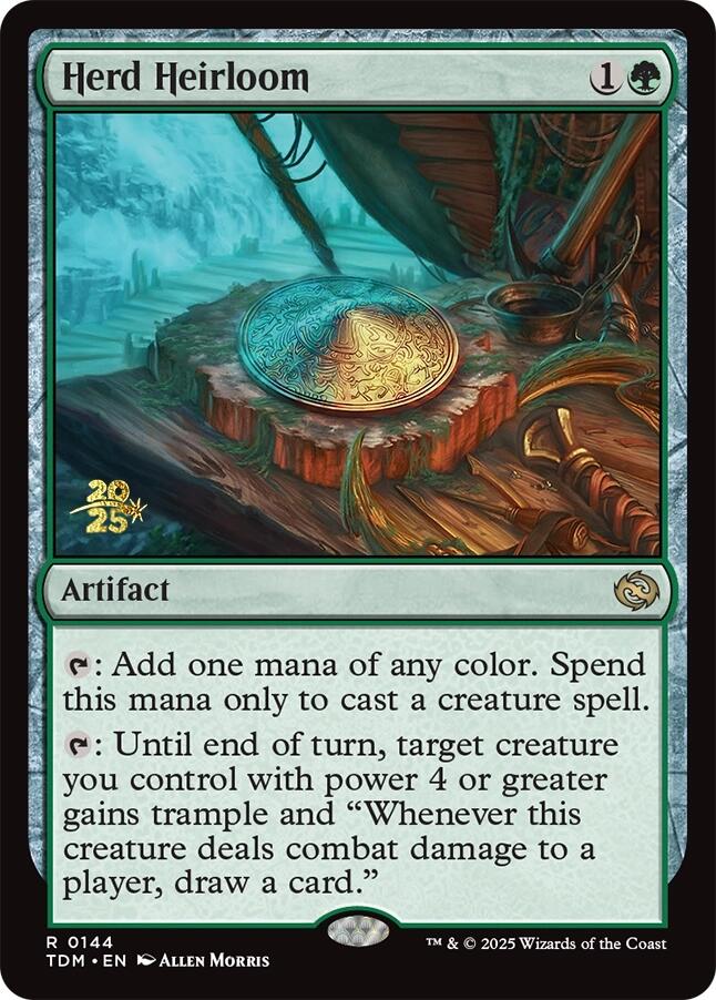 Herd Heirloom [Tarkir: Dragonstorm Prerelease Promos] - Destination Retro