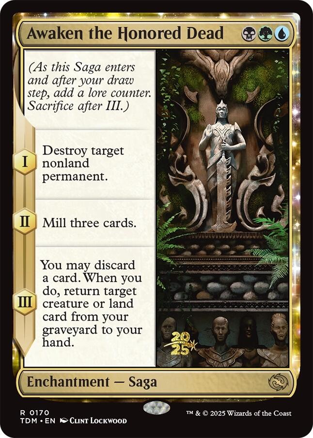 Awaken the Honored Dead [Tarkir: Dragonstorm Prerelease Promos] - Destination Retro