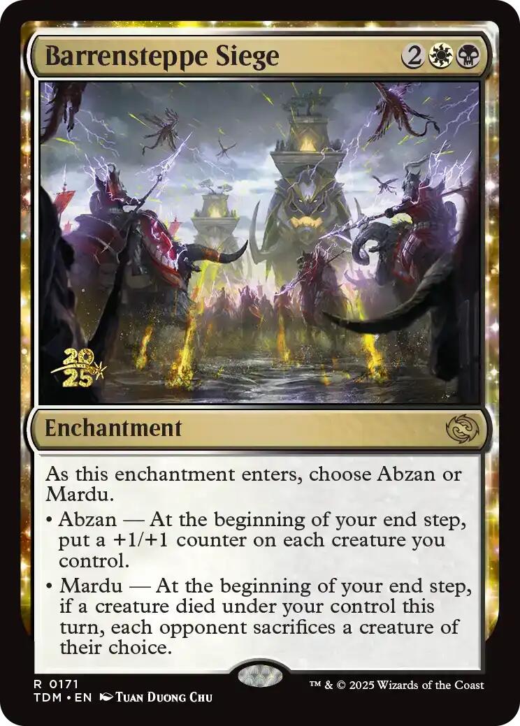 Barrensteppe Siege [Tarkir: Dragonstorm Prerelease Promos] - Destination Retro