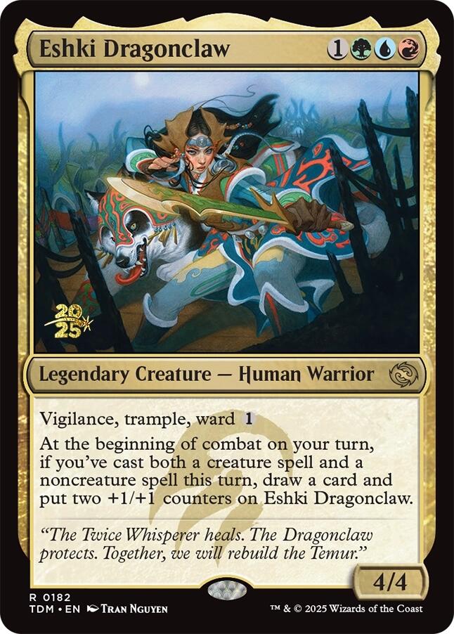 Eshki Dragonclaw [Tarkir: Dragonstorm Prerelease Promos] - Destination Retro