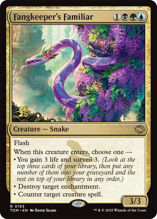 Fangkeeper's Familiar [Tarkir: Dragonstorm Prerelease Promos] - Destination Retro