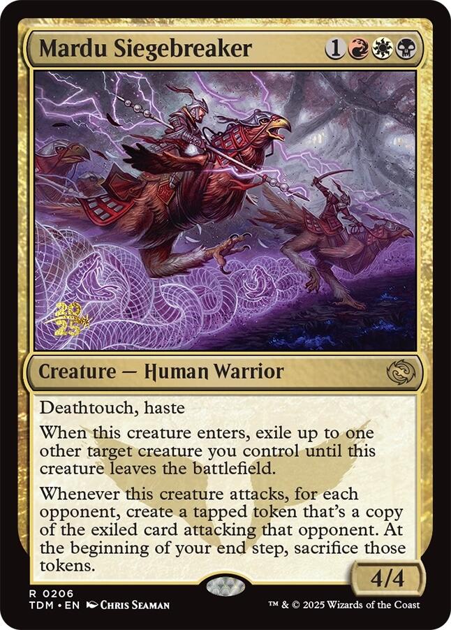 Mardu Siegebreaker [Tarkir: Dragonstorm Prerelease Promos] - Destination Retro