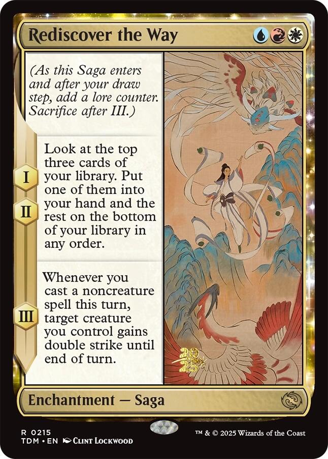 Rediscover the Way [Tarkir: Dragonstorm Prerelease Promos] - Destination Retro