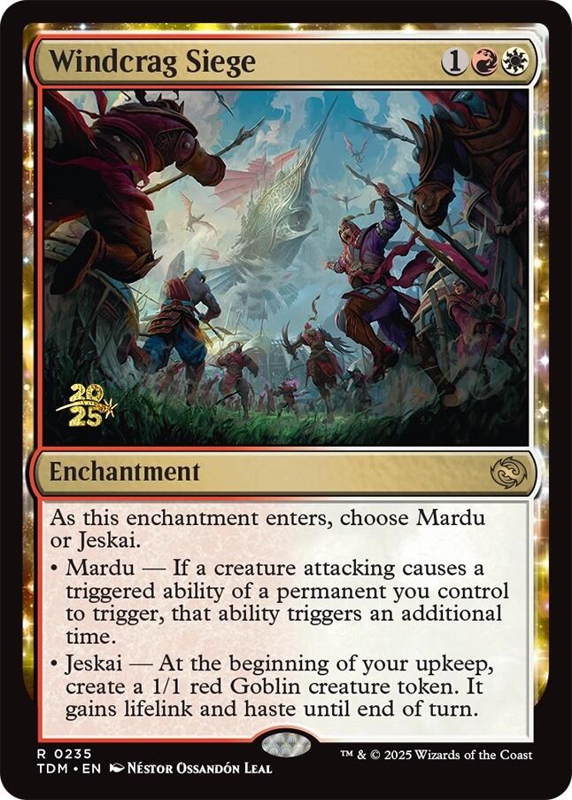 Windcrag Siege [Tarkir: Dragonstorm Prerelease Promos] - Destination Retro