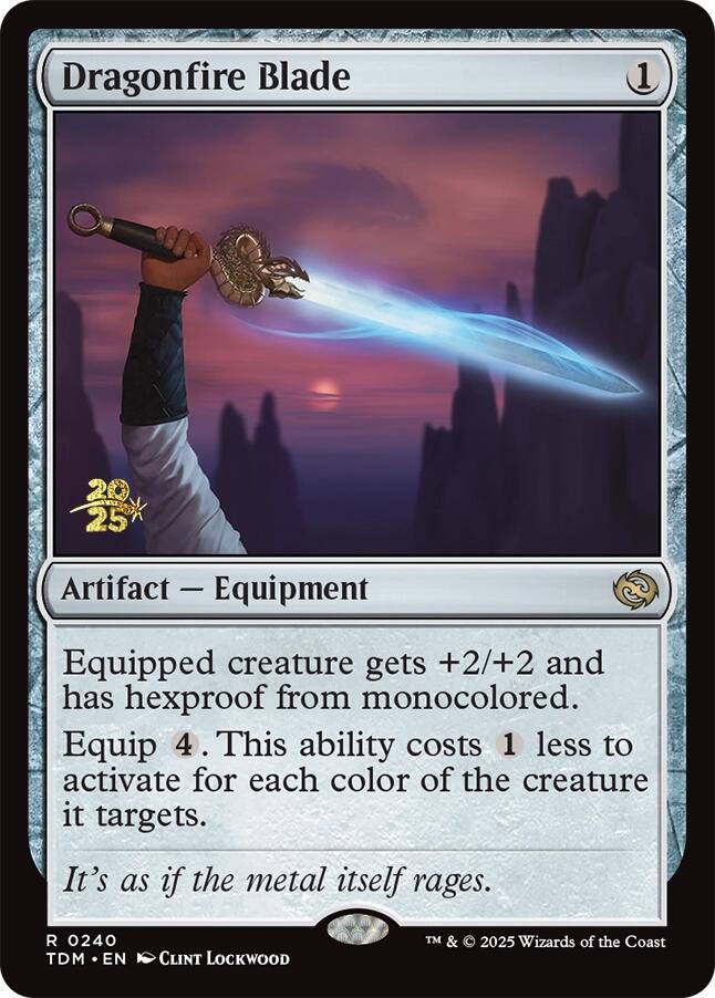Dragonfire Blade [Tarkir: Dragonstorm Prerelease Promos] - Destination Retro